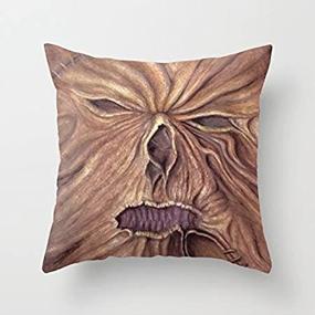 img 1 attached to QHTYY Necronomicon Watercolor Painting Pillowcase