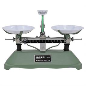 img 2 attached to 📊 Double Pan Balance Scale for Laboratory and School Use - Mechanical Balance Scale with Table Tray