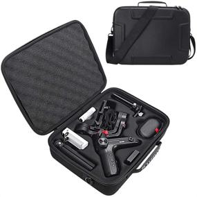 img 4 attached to Zaracle Portable Storage Bag for Zhiyun WEEBILL S Gimbal Stabilizer/Zhiyun WEEBILL LAB 3-axis Handheld Gimbal Stabilizer - Protect Pouch Bag for Travelling or Carrying Case Cover