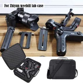 img 2 attached to Zaracle Portable Storage Bag for Zhiyun WEEBILL S Gimbal Stabilizer/Zhiyun WEEBILL LAB 3-axis Handheld Gimbal Stabilizer - Protect Pouch Bag for Travelling or Carrying Case Cover