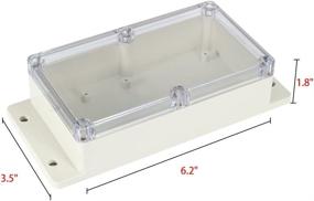 img 3 attached to Uxcell 158Mmx90Mmx46Mm Universal Enclosure Transparent