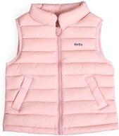 🧥 toto heroes children's puffer down vest - lightweight sleeveless jacket for boys and girls logo