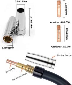 img 3 attached to Welding Contact 1 0Mm Torch Consumables