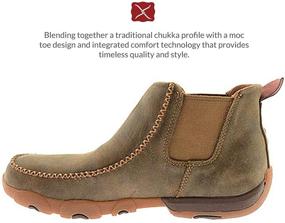 img 2 attached to 👞 Brown Twisted Driving Moccasin Shoes: Comfort and Style Combined