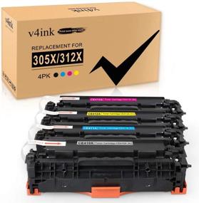 img 4 attached to V4INK Remanufactured Toner Cartridge Replacement for HP Pro 400 MFP M475dn/M475dw/M451nw/M451dn/M451dw/300 M375nw Printer - High Yield Toner
