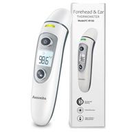 🌡️ aazomba non-contact digital infrared temporal forehead thermometer - touchless, accurate & fast readings for baby and adults with fever alarm, memory function logo