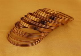 img 2 attached to 💃Изысканный Touchstone Индийский Болливудский рукавчик для рук: Разбитый металл и дизайнерские каналы на золотых браслетах-браслетах для женщин.