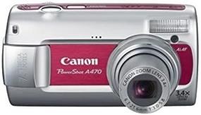 img 1 attached to 📸 Canon PowerShot A470 Red: 7.1 MP Digital Camera with 3.4x Optical Zoom - Top-rated compact camera
