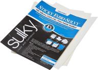 sulky 8.5x11 stabilizer: high-quality 12-pack white sheets, ideal for embroidery and sewing projects logo