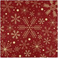 senya christmas snowflakes washable polyester food service equipment & supplies logo