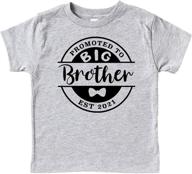 promoted brother sibling announcement t shirts boys' clothing in tops, tees & shirts logo