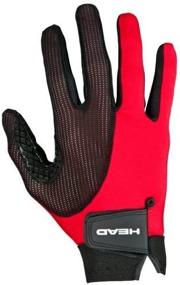 img 1 attached to 🧤 Web Grip Breathable RIGHT & LEFT Hand Leather Racquetball Glove - Enhance Control with HEAD Glove