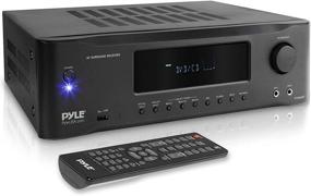 img 4 attached to Pyle PT694BT: 5.2-Channel Hi-Fi Bluetooth Stereo Amplifier - Powerful 1000 Watt AV Home Speaker Subwoofer Sound Receiver with Radio, USB, RCA, HDMI & More - Ideal for 4K UHD TV, 3D, Blu-Ray