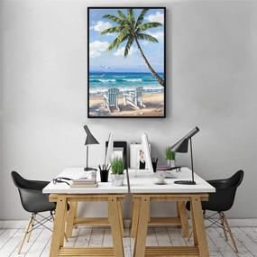 img 2 attached to Stunning Ocean Beach Blue Sky 5D Diamond Painting Kit for Adults