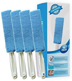 img 4 attached to 🧽 4-Pack Blue Pumice Cleaning Stones