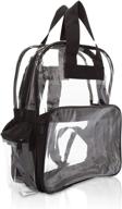 dalix small clear backpack purple backpacks and casual daypacks logo