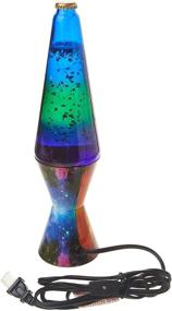 img 3 attached to Lamp Lava 2600 14.5-inch: Silver Glitter, Clear Liquid, Tri-Colored Globe, Galaxy Decal Base - Colormax Lighting