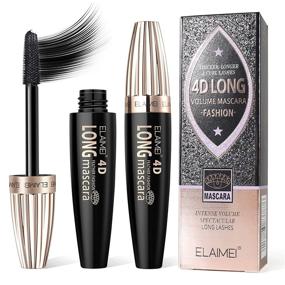 img 4 attached to Waterproof Smudge Proof Thickening Lengthening Mascaras