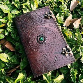 img 3 attached to 📔 Stunning Handmade Stone Leather Journal: Doctor Strange Eye of Agamotto Edition