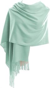 img 4 attached to 🧣 Elevate Your Style with Cyzlland Women's Cashmere Scarves & Wraps - Fashionable Accessories for Women