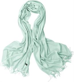img 3 attached to 🧣 Elevate Your Style with Cyzlland Women's Cashmere Scarves & Wraps - Fashionable Accessories for Women