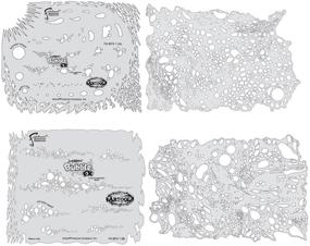 img 1 attached to Artool Freehand Airbrush Templates Template Scrapbooking & Stamping for Stencils & Templates