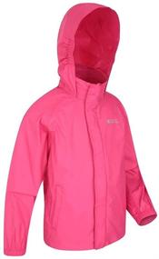 img 3 attached to 🌧️ Waterproof Mountain Warehouse Pakka Kids Rain Jacket for Girls & Boys