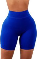 🍑 enhance your workout with aurgelmir women's high waist booty gym yoga shorts: ultimate butt-lifting leggings for sporty style logo