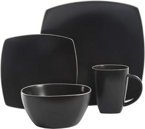 img 2 attached to 🍽️ Gibson Dinner Loungeware: Dinner and Dessert Set