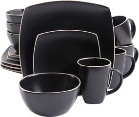 img 3 attached to 🍽️ Gibson Dinner Loungeware: Dinner and Dessert Set