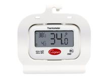 2560 digital freezer thermometer, digital refrigerator thermometer - optimal cold storage thermometer with digital display and temperature memory logo