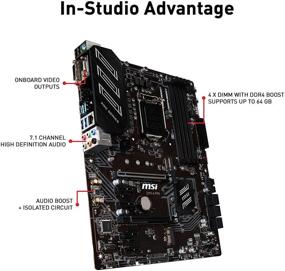 img 2 attached to MSI ПК материнская плата LGA1151 MS 7B98