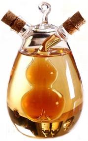 img 4 attached to Cruets Oil Vinegar 2 in 1 Dispenser: ELETON Kitchen Supplies for Versatile Cooking Needs