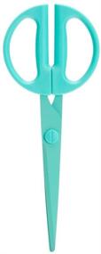 img 1 attached to 🧵 Poppin Aqua Blunt Tip Sewing Scissors: Top-Quality Craft Tool with 9-Inch Length