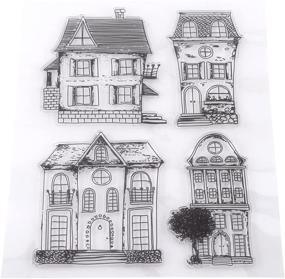 img 4 attached to Christmas Acrylic Block Stamps - Clear Bird House Rubber Stamps for DIY Scrapbook & Card Making Decoration - Handmade Transparent Stamps for Gifts & Crafts