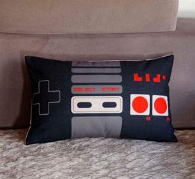 img 3 attached to 🎮 FAVDEC 12x20 Inches Decorative Game Pad Pillow Cover - Gamepad Pattern, Cover Only - Enhanced SEO