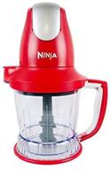 🔥 ninja storm master prep food processor blender: powerful one touch 450w motor, bpa-free pitcher, dishwasher safe - red (renewed) логотип