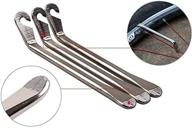 bluesunshine bicycle tire lever set - top quality stainless steel tools to fix bike tubes - essential kit for road bicyclists - pack of 3 logo