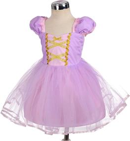 img 2 attached to 👑 Dressy Daisy Halloween Princess Costumes for Dress Up, Pretend Play, & Costumes