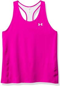img 3 attached to Under Armour Girls HeatGear Black Girls' Clothing