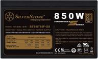 💡 silverstone technology 850w бп полностью модульный блок питания с сертификатом 80 plus gold и дизайном 140 мм (sst-st85f-gs-v2) логотип