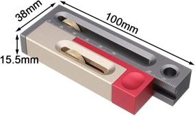 img 2 attached to Enhance Precision in Woodworking with CALIDAKA Saw Slot Adjuster: Movable Measuring Block for Mortise and Tenon Seam Adjustment Control
