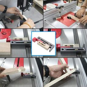 img 3 attached to Enhance Precision in Woodworking with CALIDAKA Saw Slot Adjuster: Movable Measuring Block for Mortise and Tenon Seam Adjustment Control