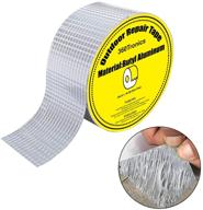 🔒 2''w x 16.4'l all-weather uv-resistant waterproof butyl rubber tape - upgraded outdoor seal strip for plastic, metal, pipe, rv, awning, sail roof, window, hvac ducts - ideal for repairs logo