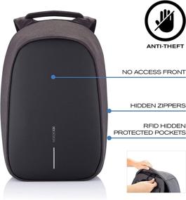 img 3 attached to 🎒 Bobby Hero Regular Anti-Theft Backpack Black USB: Ultimate Security for All, Unisex Design