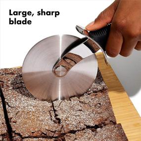 img 2 attached to Effortless Slicing: Discover the NEW OXO Good Grips Large 4-Inch Pizza Wheel and Cutter