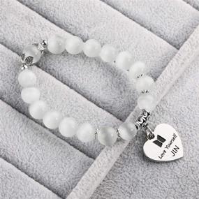 img 2 attached to Bangtan Bracelet Yourself Jewelry Girls Girls' Jewelry