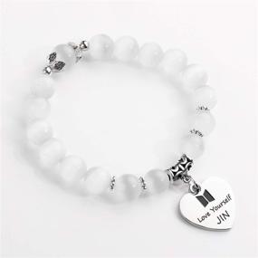 img 1 attached to Bangtan Bracelet Yourself Jewelry Girls Girls' Jewelry