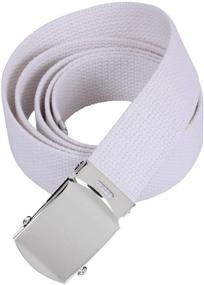 img 1 attached to 🔘 Chrome White Military Belts by Rothco Plus