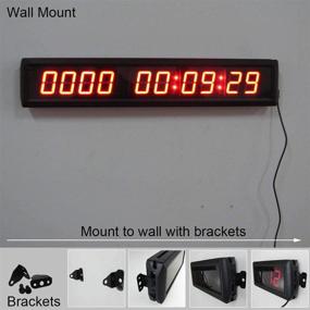 img 2 attached to 🕰️ Large LED Countdown Timer: 9999 Days Countdown with Ultrabright Characters - Perfect for Retirement, Wedding, Vacation, Christmas, New Baby, Classroom, Lab - Wall Mountable & Remote Controlled